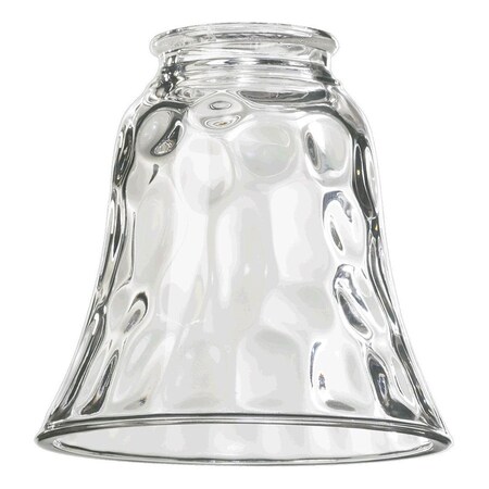 Quorum Clear Hammered Glass Replacement Glass 2104